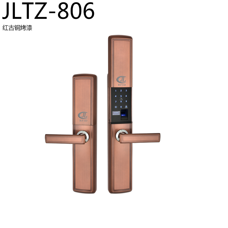 Glencore Fingerprint Lock Home Security Door Lock Electronic Code Lock Bedroom House Door Lock Gate Stainless Steel Smart Lock-Taobao