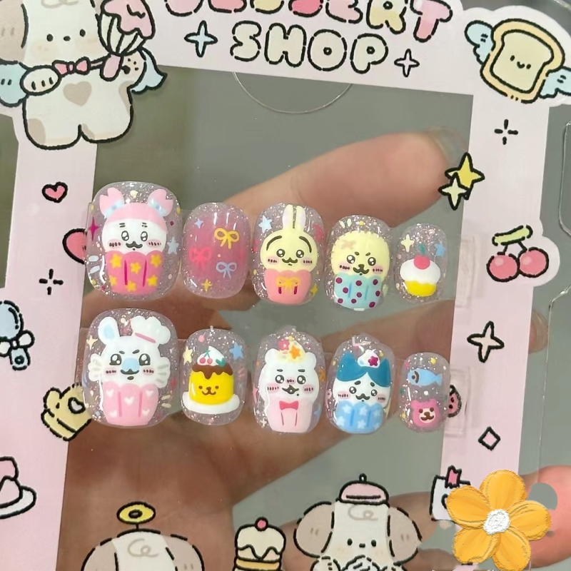 [Pure Hand-Painted] Chiikawa Super Kawaii Y2K Cute Hand-Painted Wearable Armor Can Be Used for Dopamine Girls