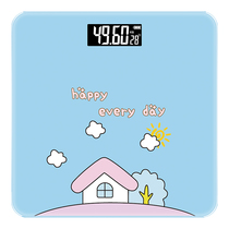 usb rechargeable electronic scale home weighing scale home cartoon human scale precision weight loss weighing meter female