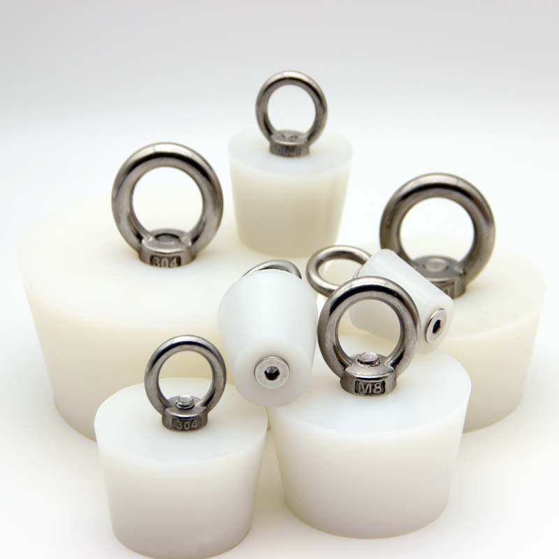 Silicone Choke Plug Suspension Pull Ring Kitchen Sewer pipe floor drain Choke Wash Basin Fish Bath pool Anti-drain underwater plug