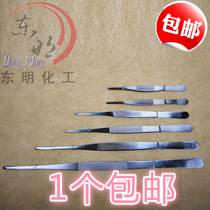 tweezers carbon steel tweezers test with tweezers round head tweezers 12 5CM-30CM specs fully pointed tweezers