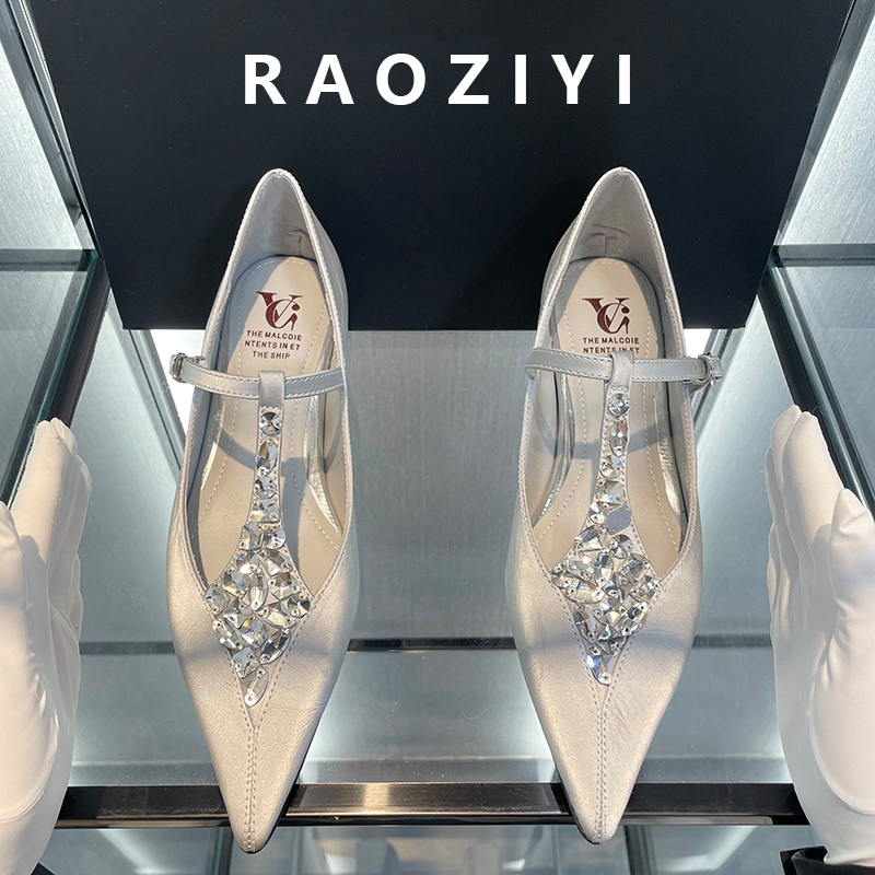 【Global Design】Raoziyi~Gray Women's Shoes 2026 New Spring Mary Jane Style with 4.0cm Hidden Height Increase 【Global Design】Raoziyi~Gray Women's Shoes 2026 New Spring Mary Jane Style with 4.0cm Hidden Height Increase