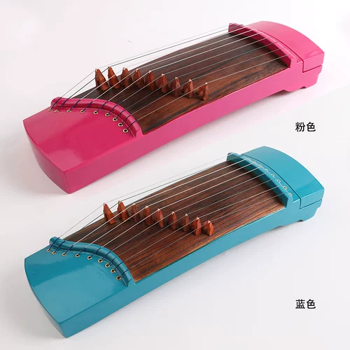 Практикуйте маленький Zither Candy Color Mini Little Zither Chither Mademed Подарочный вход для новичка Tongmu 9
