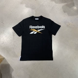 Reebok, классическая футболка с коротким рукавом подходит для мужчин и женщин с круглым воротником для отдыха, с печатью вашего логотипа