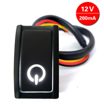 Car switch double-sided adhesive paste switch recorder switch daytime running light switch spotlight button switch