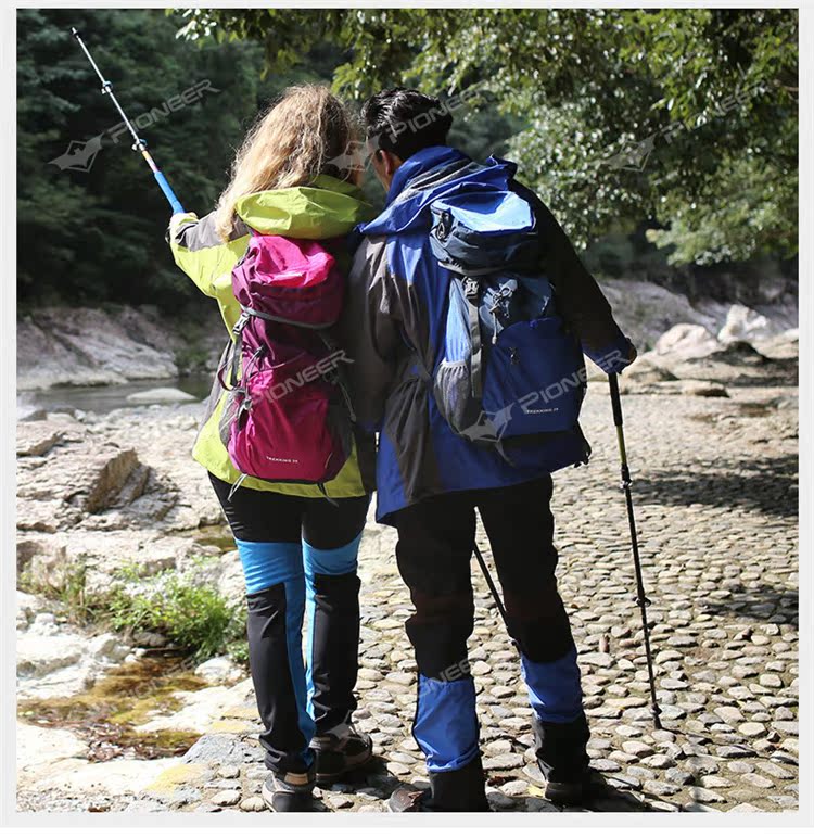 Trailblazer carbon trekking cực khóa ba phần ống lồng sợi carbon siêu nhẹ siêu ngắn cobra 18 series gửi gói - Gậy / gậy gậy dò đường cho người mù