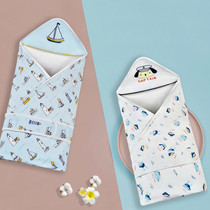 Newborn baby cuddled up by spring summer autumn winter Universal cotton swaddle covered with cotton swaddle wrap cloth first raw pure cotton sleeping bag