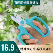 Flower shears gardening scissors floral art pruning pruning leaves home garden flowers whole small potted fruit tree flower shop pruning tool