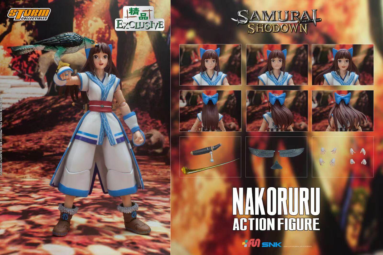 Storm Samurai Spirits Nakoruru SNSS02A Action figure model In