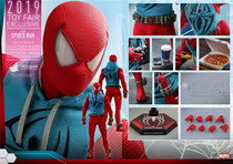 (Physical spot)HT HotToys VGM34 Spider-man video game Scarlet costume 2019 venue edition