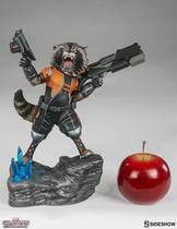 (Physical spot)Sideshow 300502 10 inch Guardians of the Galaxy Rocket Raccoon PF statue