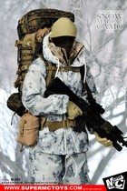 (Physical stock)SUPERMCTOYS M-063 US Marine Corps Snow camouflage Set