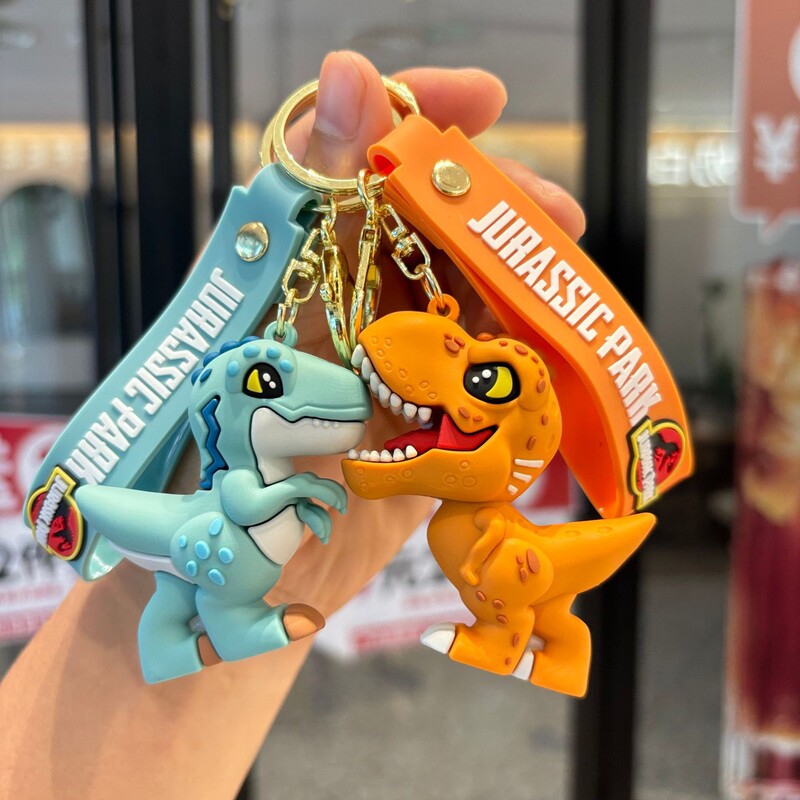 Cute Jurassic Dinosaur Keychain, Creative Tyrannosaurus Rex Doll, Backpack Pendant, Graduation Season Gift for Students