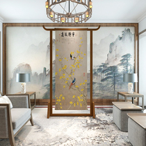 Chinese screen porch partition living room office furniture light luxury screen seat screen (bird language flower fragrance)