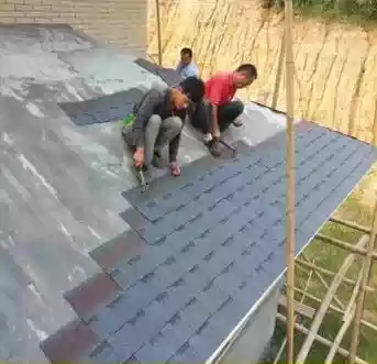 (Special hyperlink for samples)Asphalt tiles Antique roof villa room waterproof and heat insulation roof linoleum tile Liqing