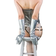 Sexy Sm Fun Shiny Glossy Latex Pu Patent Leather 60cm 40cm Extra Long Leather Gloves Metallic Silver