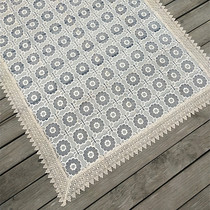 Foreign trade European Korean fabric embroidery table Tea table tablecloth embroidery tablecloth TV dust cover towel multi-purpose cover cloth