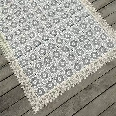 Foreign trade European style Korean fabric embroidered dining table coffee table tablecloth embroidery tablecloth TV dustproof cover multi-purpose cover cloth