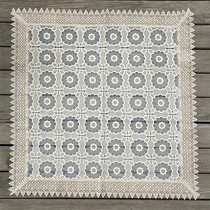 Korean lace embroidery cover towel Foreign trade European fabric Round table square tablecloth Tea tray Tea set Bedside table multi-purpose cover cloth