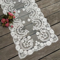 Foreign trade Korean European lace embroidery table cloth Table flag cover towel Tea plate Tea set Shoe cabinet dresser Cabinet cover cloth