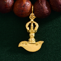 24k pure gold knife Diamond pestle diamond pendant Michael Gold Diamond Pearl Pearl Pearl Accessories hanging parts