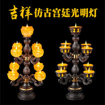 Lotus Lights Buddha for lamp household candle plug 791345 glass for Buddha Light Temple alloy LED lamp