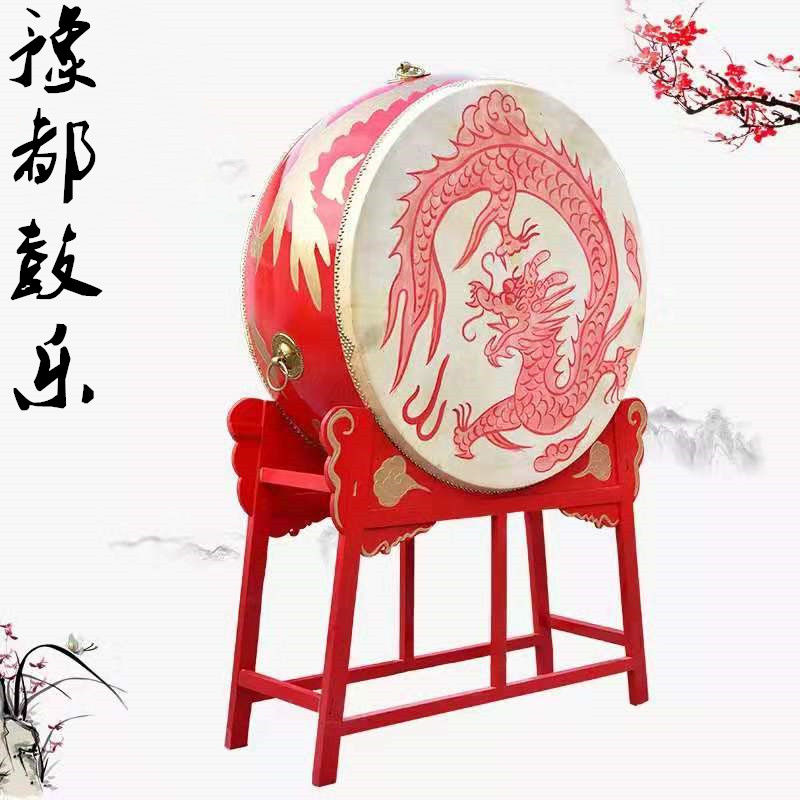 Vertical dragon drum vertical drum war drum cowhide drum temple drum gong drum hall drum folk drum dance drum inch drum red drum