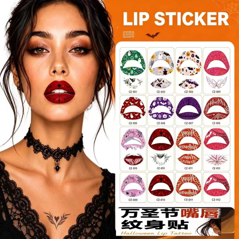 Cross-Border Popular Halloween Lip Tattoo Stickers Lip Gloss Stickers Lip Tattoo Stickers Lip Gloss Stickers Lip Tattoo Stickers Cross-Border Popular Halloween Lip Tattoo Stickers Lip Gloss Stickers Lip Tattoo Stickers Lip Gloss Stickers Lip Tattoo Stickers