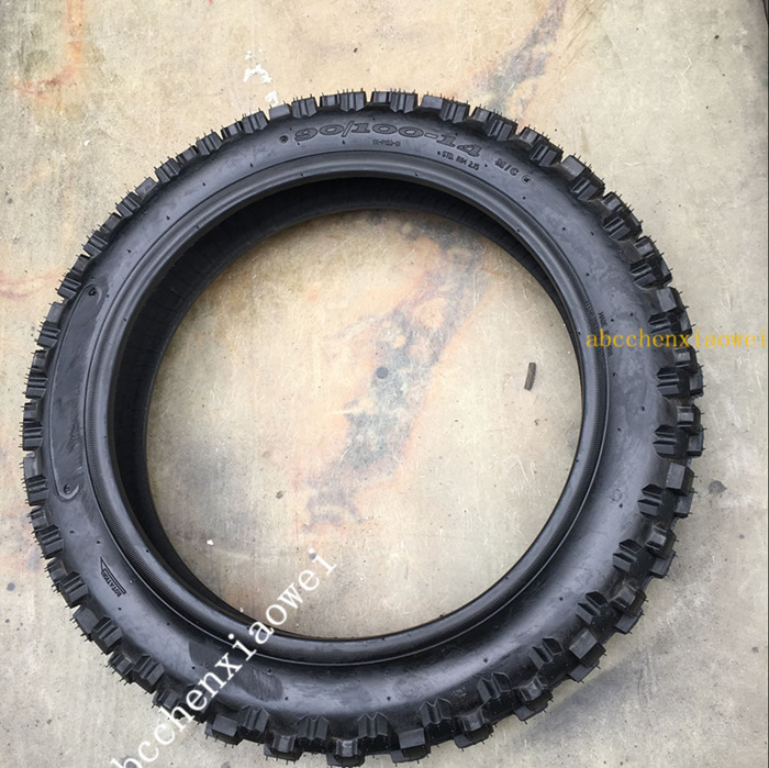Xe mô tô địa hình cỡ nhỏ lốp sau off-road 90 / 100-14 răng lớn 90/100/14 lốp chống trượt lốp xe máy chống đinh