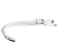 Licensed Sanbao USB-F03 three-in-one data line a three cigarette multifunction universal mobile phone charging