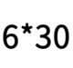 Синий 6*30