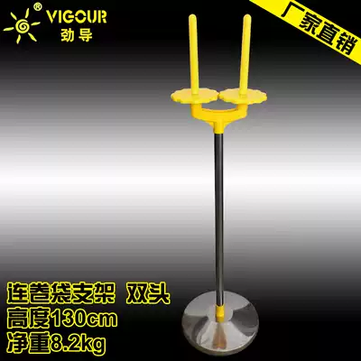 Supermarket floor-mounted stainless steel rolling bag bracket tear dai fresh-keeping bag shopping bag bracket single stud shelf