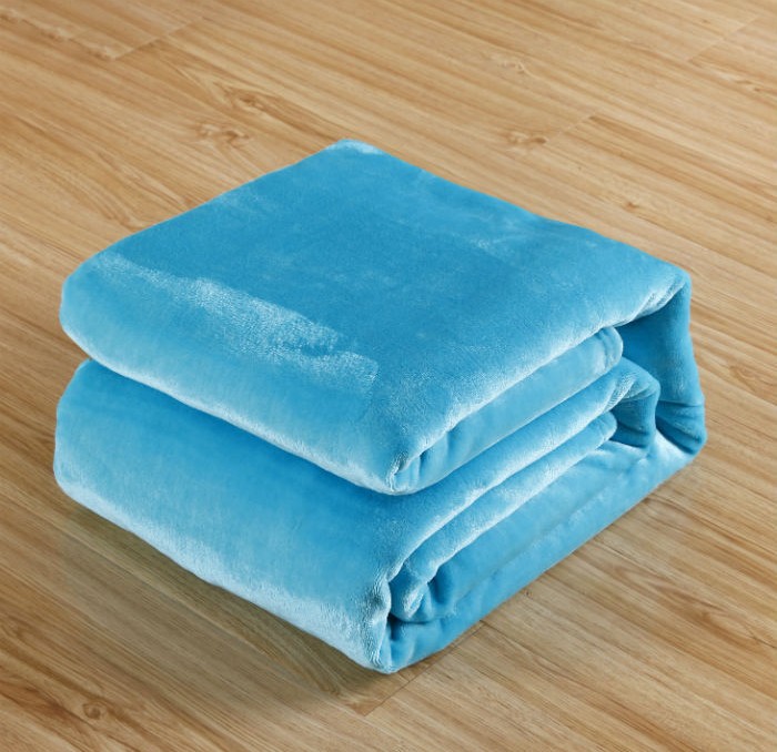 Màu tinh khiết chăn san hô fleece duy nhất đôi thảm sinh viên ký túc xá sheets chăn nap dày giải trí giải trí nhung