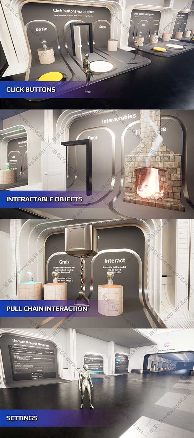 UE5 蓝图超级可扩展交互系统 Hyper Scalable Interaction System V2 5.1