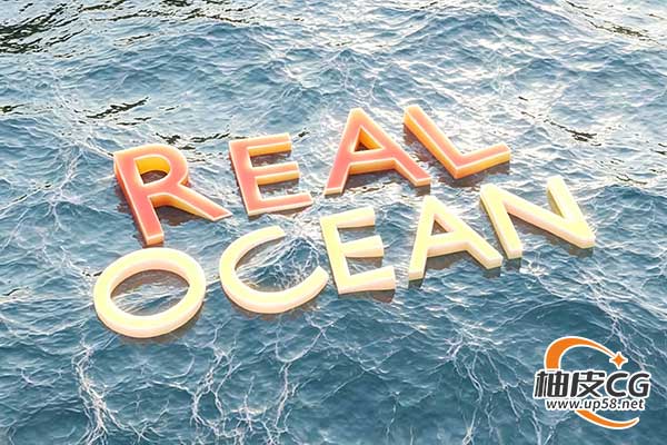 [汉化版]Blender一键生成真实海浪程序化水面与物理交互插件Realocean+中文教程文件