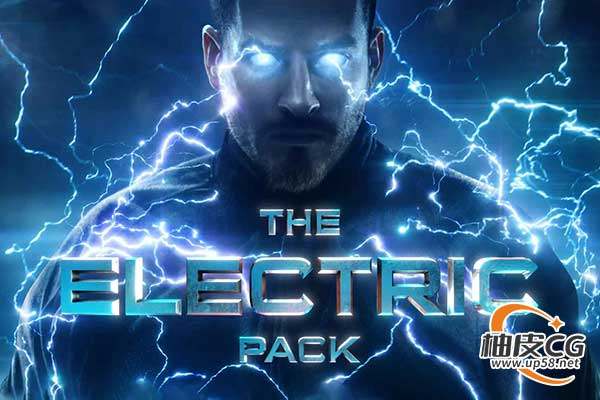 260+种电光闪电魔法科幻超级力量动态图形4K视频素材