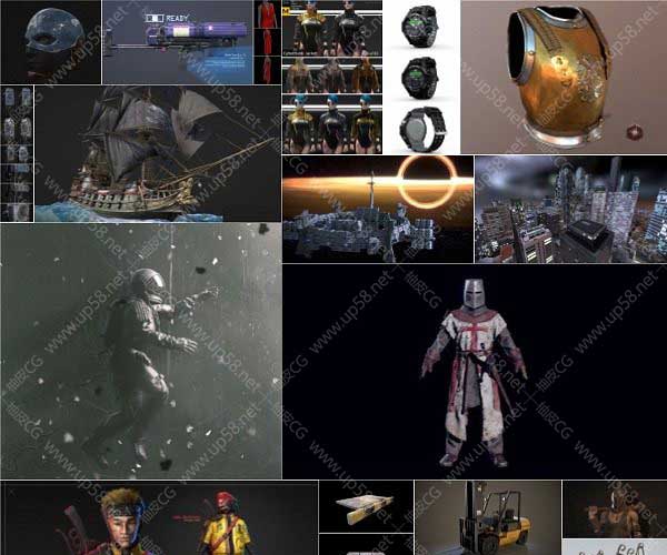 96套游戏3D模型合集 PBR Game 3D-Models Bundle June 2020