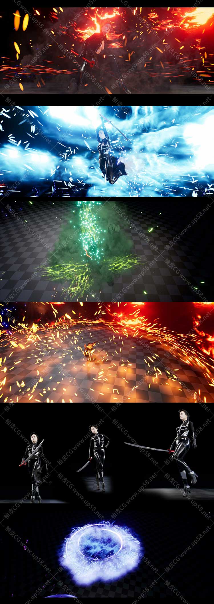 20+Unreal Engine高级Niagara特效资源包Niagara Advanced Skills