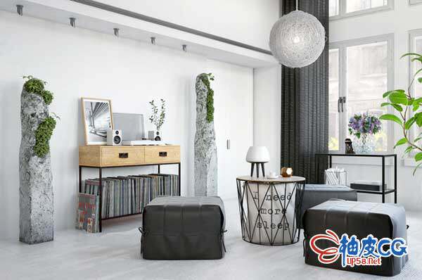 C4D / 3DSMAX / VRay室内设计壁挂装饰件高品质3D模型