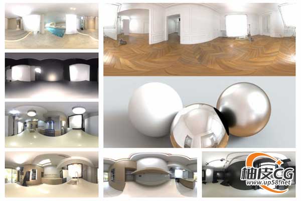 80组高品质8K高动态范围HDRI环境照明贴图合集