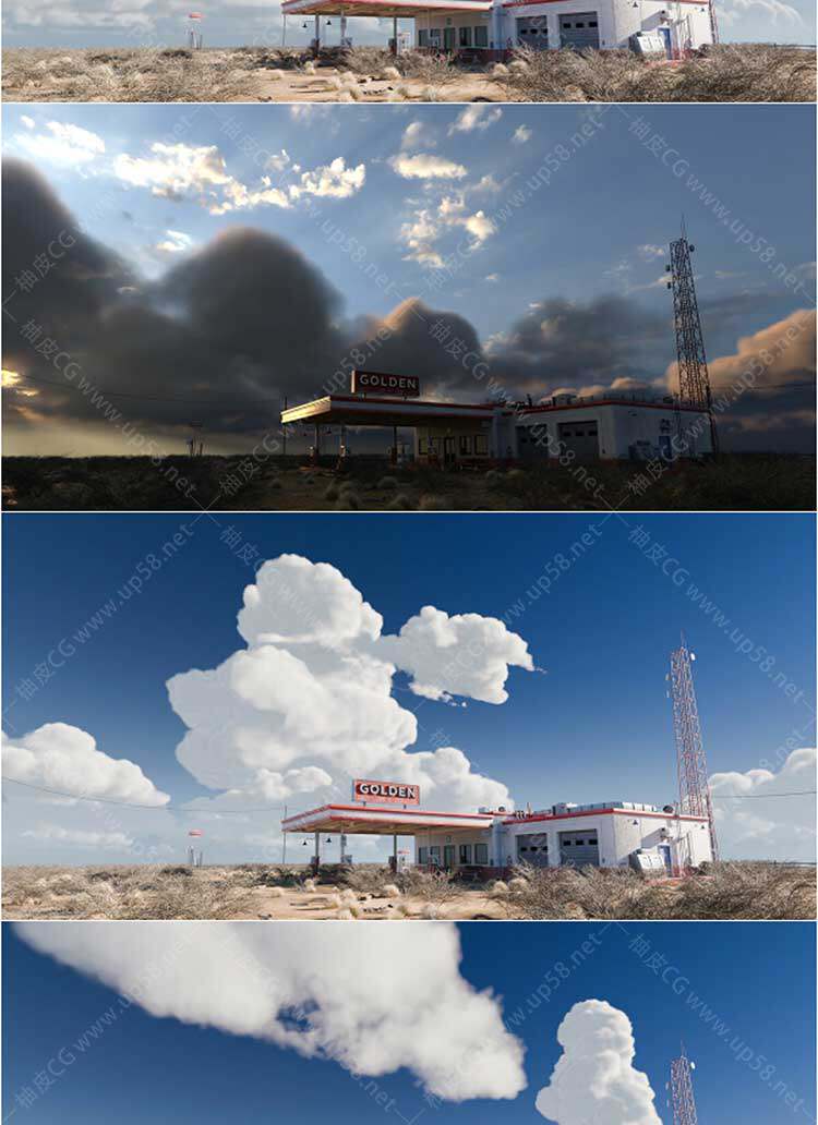 [汉化版]Blender照片级天空与大气系统插件PureSky Pro v7.0.39+中文字幕教程