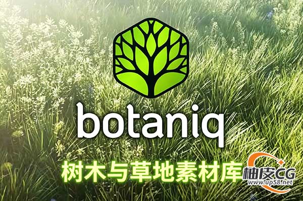 [中文汉化插件]Blender树木草地植物岩石藤曼园艺资源库Botaniq 7.2.0完整版(中文字幕教程)
