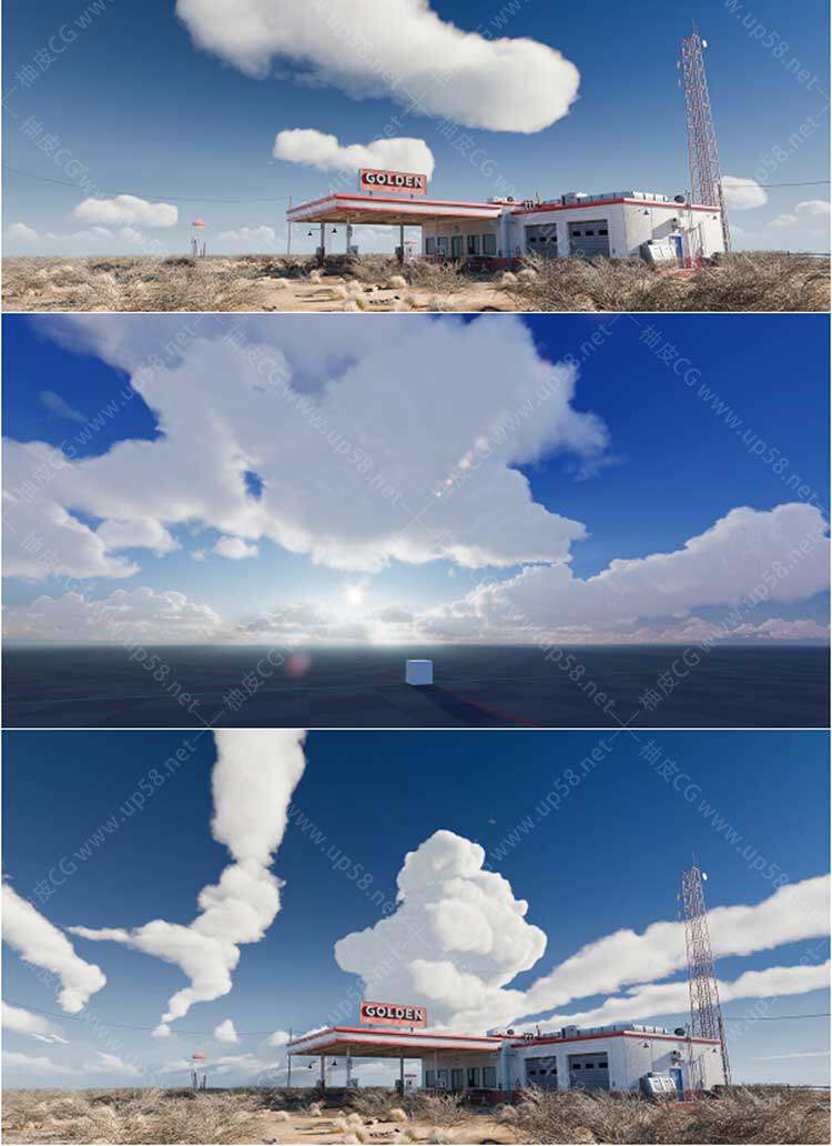 [汉化版]Blender照片级天空与大气系统插件PureSky Pro v7.0.39+中文字幕教程