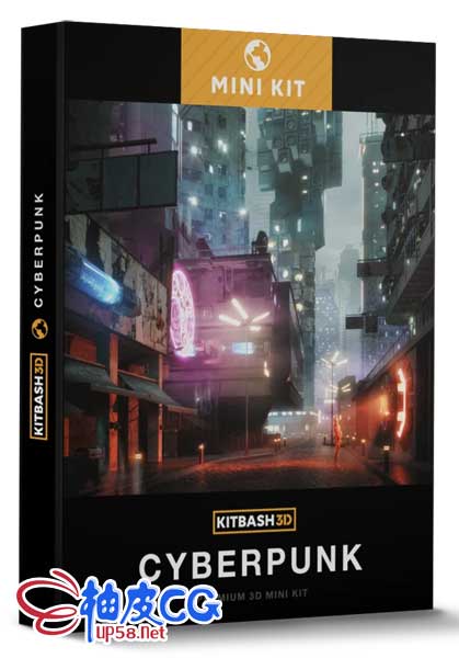 3DSMAX / C4D科幻乌托邦城市楼房建筑3D模型