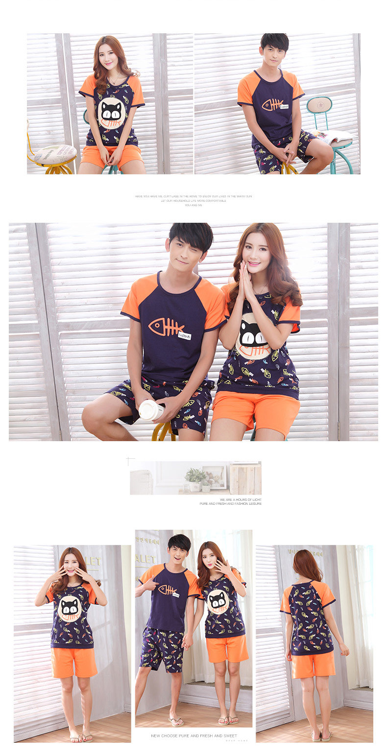 Pyjama mixte en Coton à manche courte - Ref 2988437 Image 16