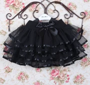 Mùa đông 2018 bé gái mới váy pettiskirt đen trẻ em váy công chúa váy bé nhảy