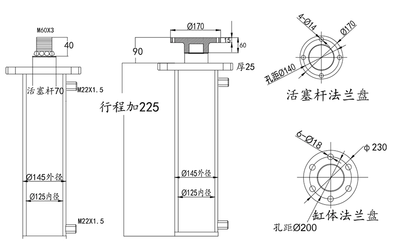 xi lanh thủy lực 50 tấn 30 tấn xi lanh thủy lực hai chiều xi lanh thủy lực nâng hướng dẫn sử dụng nhỏ bơm dầu lắp ráp trạm thủy lực khuôn xi lanh rắn xilanh thủy lực 35 tấn tính lực ép xi lanh thủy lực