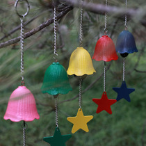 Chinese cast iron courtyard outdoor wind chime balcony hanging ornaments Japanese wind pendant retro iron bell canopy camping bell