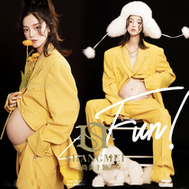 Studio new photo pregnant women theme clothing plus size suit Hot mom image photo Creative art photo photography suit