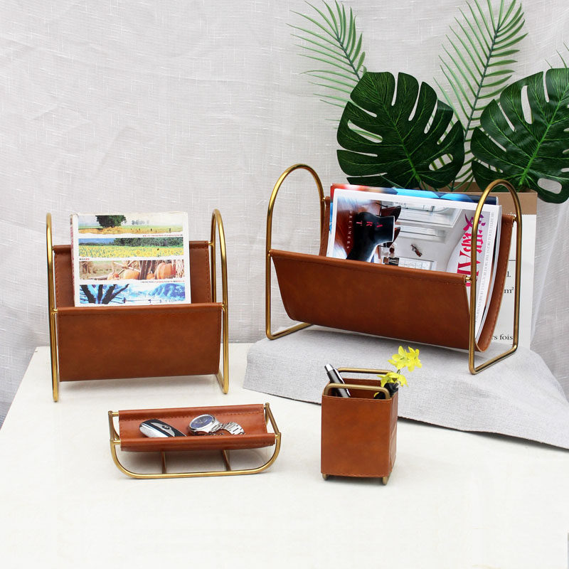 Metal Modern Simple Book Archives Nordic Magazine Desktop Household Painting Framework